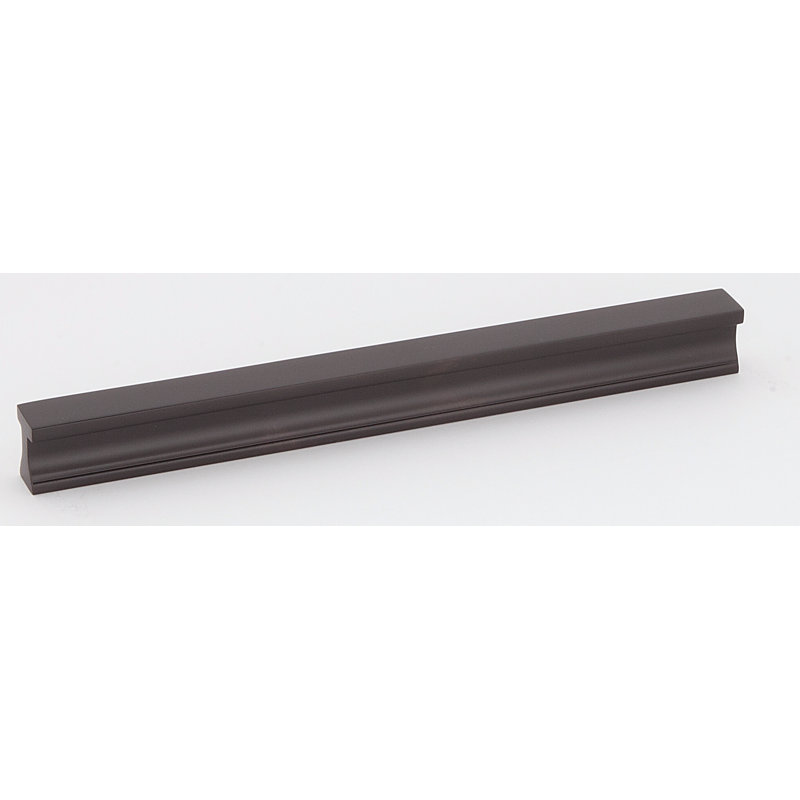 Linear 6" Center to Center Finger pull, 8", Bronze