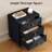 3-Drawer Nightstand With Solid Wood Legs-1749429287