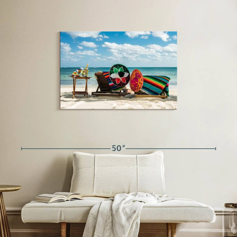 Gillard Mexican Beach, 24" H x 36" W