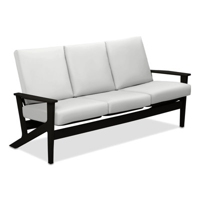 Chrisa 74.5'' Wide Patio Sofa with Cushions