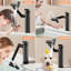 Robinet pour salle de bain à poignée simple Mate avec affichage de la température et pivot à 1 080 po-123382633