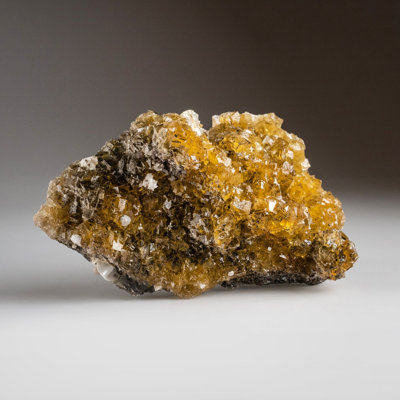 Yellow Fluorite from Moscona Mine, Villabona District, Asturias, Spain (1.8 lbs)
