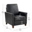 Fauteuil inclinable en cuir Kenneth-1050984488