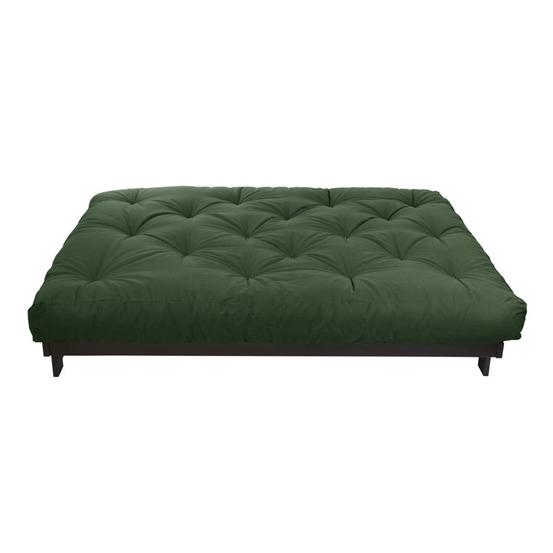 Matelas de futon Meader, 7, Grand lit, Vert