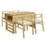 Ensemble de table de salle à manger 5 pièces 47,2 po Modern-118803325