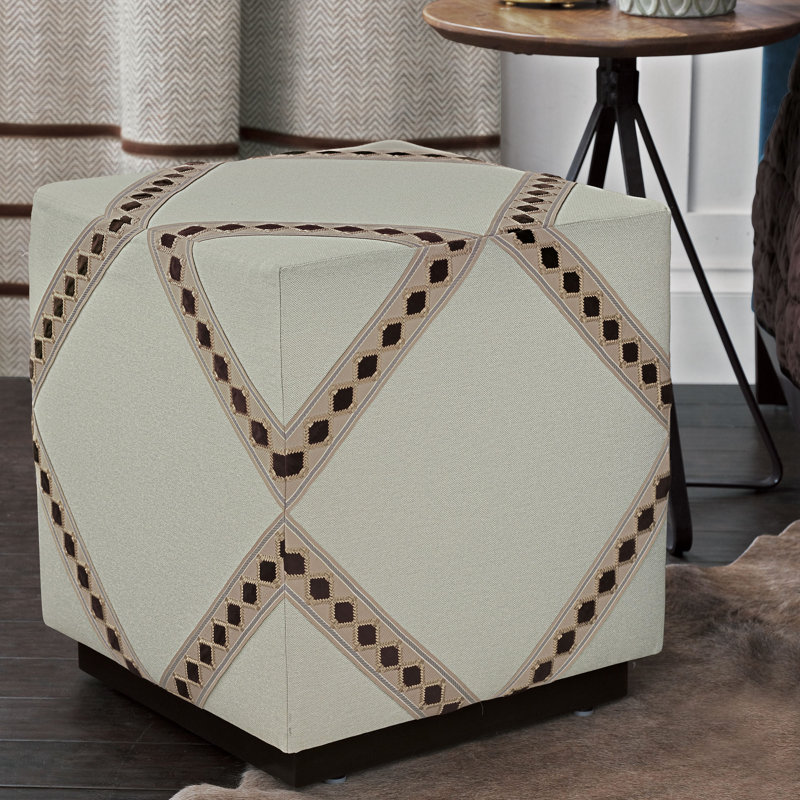 Steeplechaser Square Ottoman