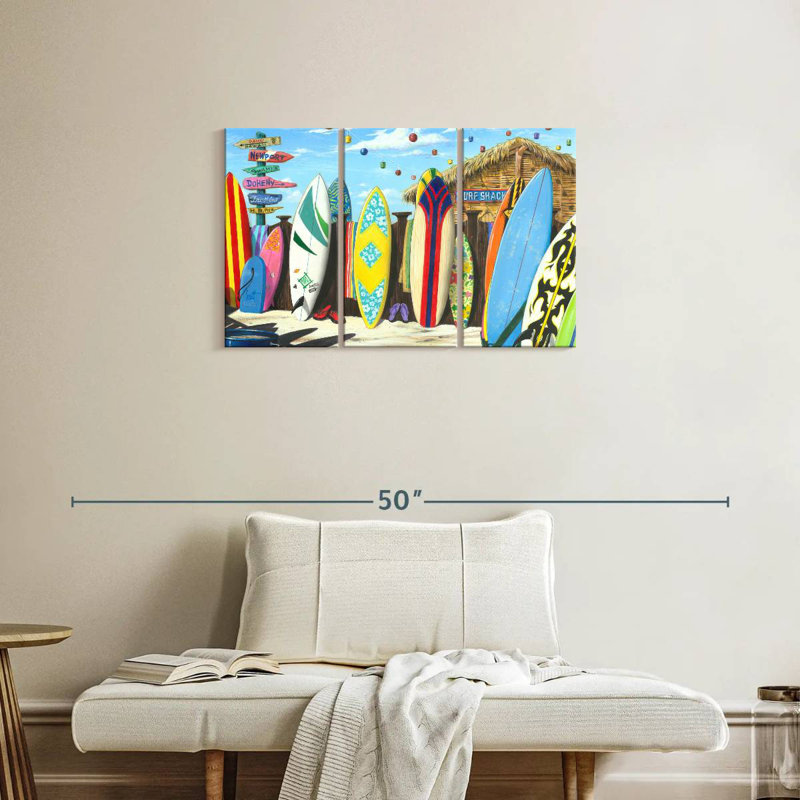 Senne Surf Shack, 20" H x 33" W