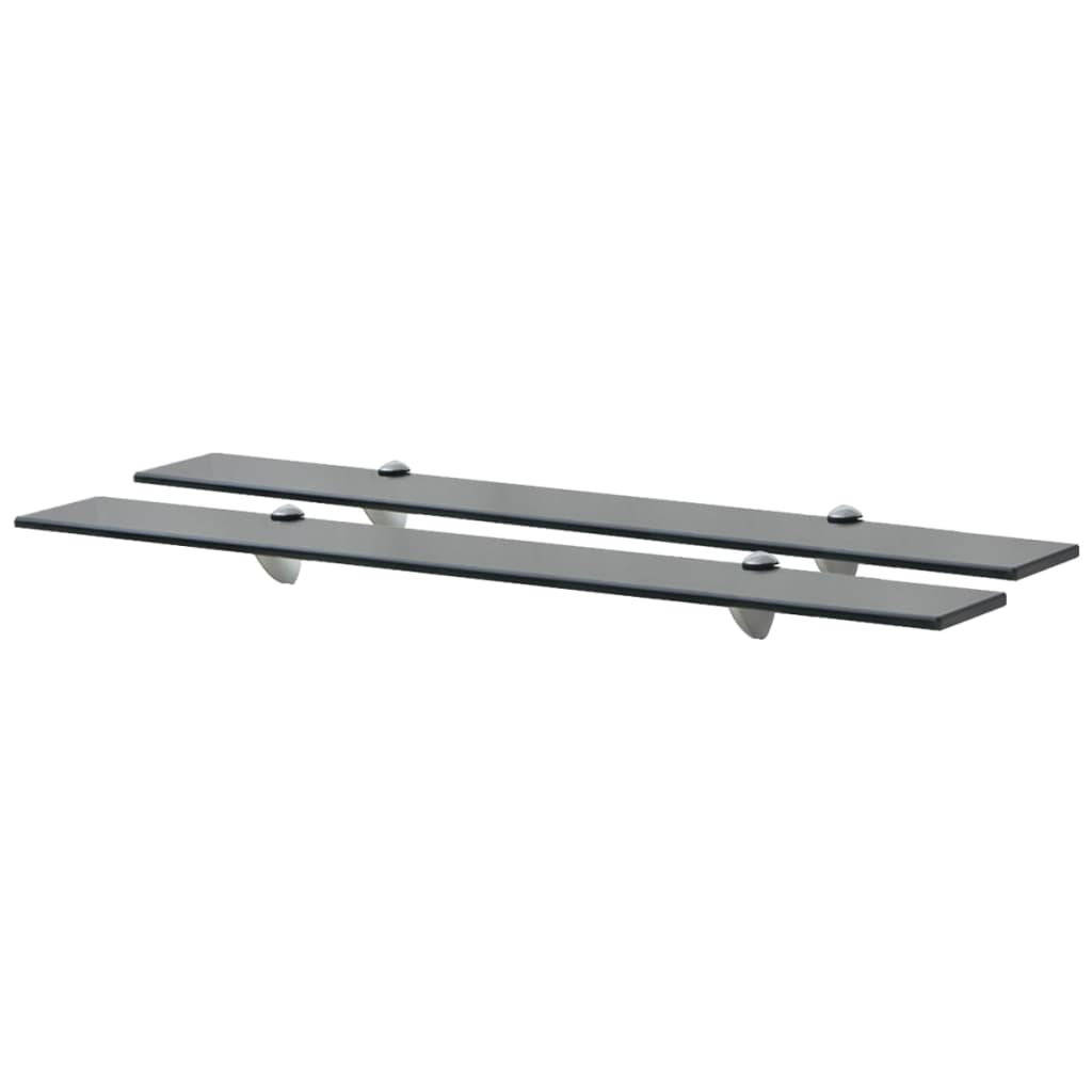 2 Piece Glass Floating Shelf