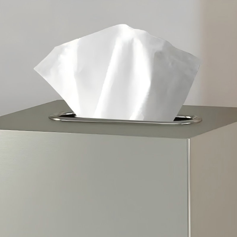 Boîte à mouchoirs en acier inoxydable