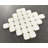 Diamond With Dot Marble Mosaic Tile-113459200