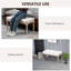 Banc de chambre rembourré HOMcom