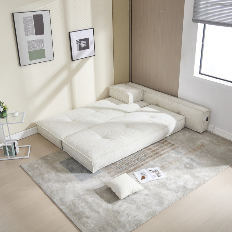 Matériau en chenille COOLMORE, peut être combiné à volonté, compression complète sans installation, conception de sac latéral intime, occupe petit espace