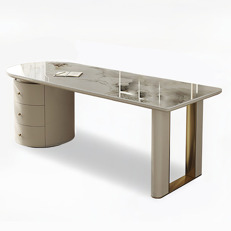 Bureau multifonctionnel moderne, simple et luxueux, H 29,53 po x l 78,74 po x P 27,56 po