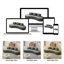 Canapé modulaire courbé Boneless avec coussins-57548803