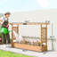 Wooden Planter Box,Trellis Planter,Raised Garden Bed