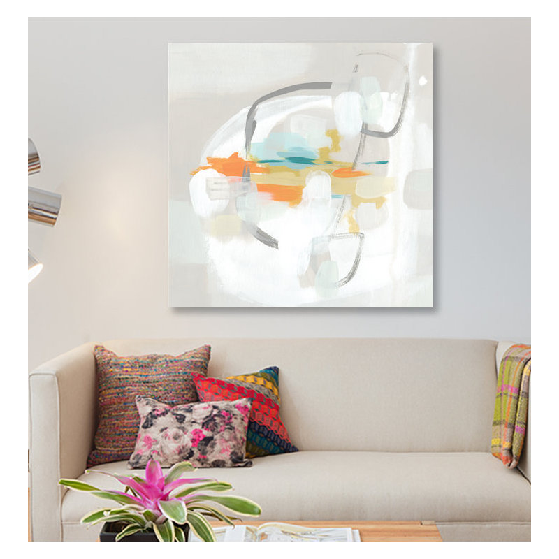 « stéréo discoloration iii », reproduction sur toile, H 12 po x l 12 po x P 0,75 po, Pas de tapis, Toile tendue