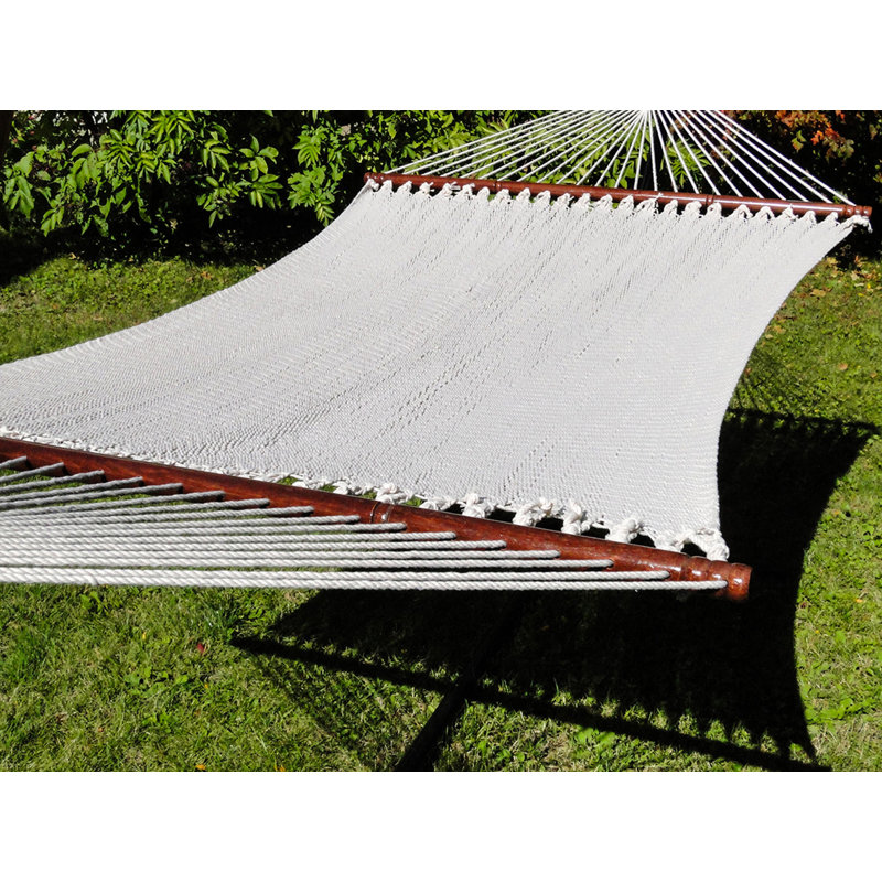 Hamac à barre double Kinzer, Crème