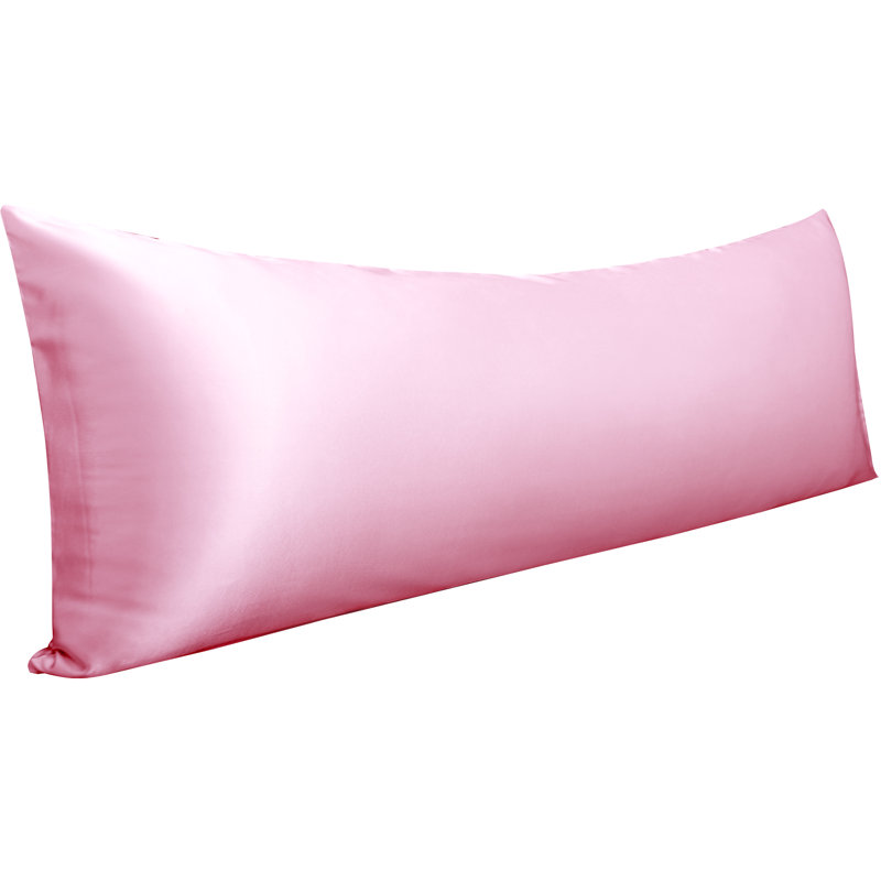 1 PC Body Pillowcase, Satin Luxurious Pillowcases with Envelope Closure - NTBAY, Pink