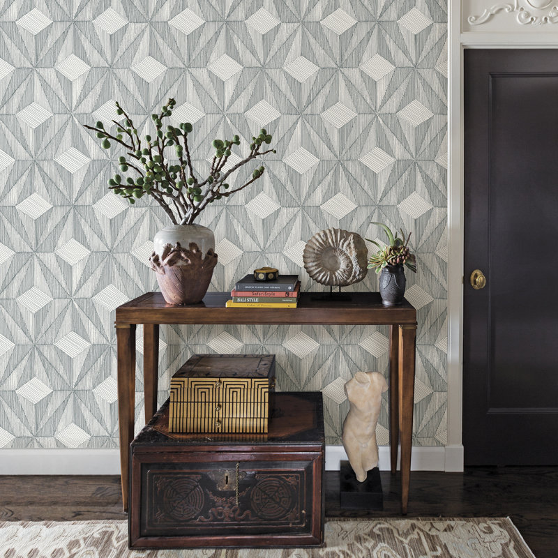 Rouleau de papier peint L 33 pi x L 21 po dorcheer, bleu