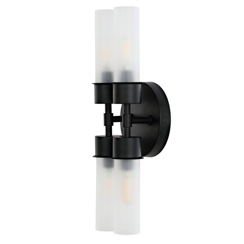 Dalenna Armed Sconce, Black