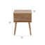 Teachey 40cm W Manufactured Wood Bedside Table