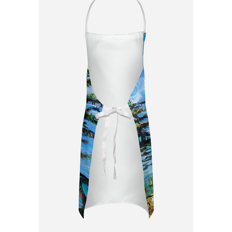 No Pattern Bib Apron