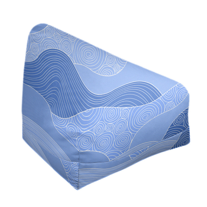 Grande housse de sac en mélange de polyester Hand, H 86 po x l 43 po x P 27 po, Rembourrage poly, Mélange de polyester bleu