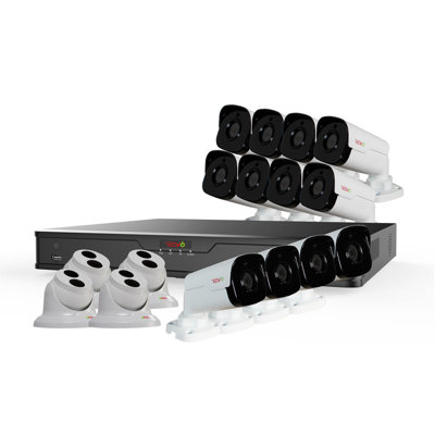 Home Imports Emporium Ultra 16CH, 4TB HDD NVR Surveillance System Cameras