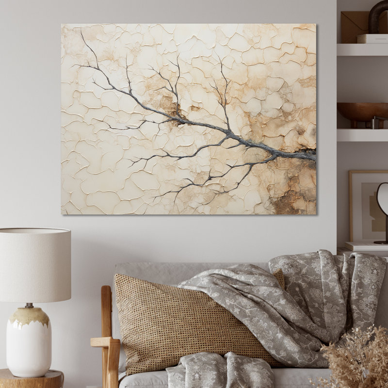 Art mural sur toile Moody Minimalisme, Toile tendue, H 24 po x l 32 po x P 1 po