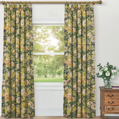 Manderley Floral Curtain Panel