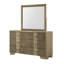 Ensemble de chambre à coucher, commode, commode et 2 tables de chevet 4 pièces Rosner