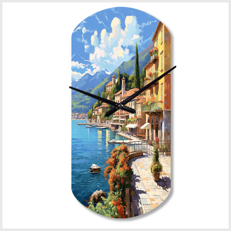 Horloge murale cylindrique italienne La Dolce, Petit
