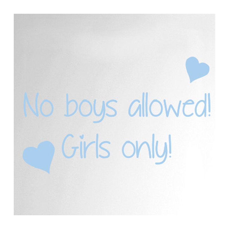 Wall Decal, Light Blue