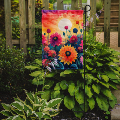 Drapeau de jardin double en polyester H 15,5 po x l 11,25 po