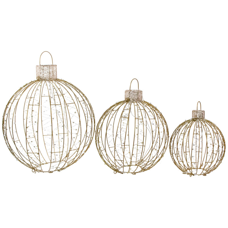 Ornement de Noël avec lumière DEL