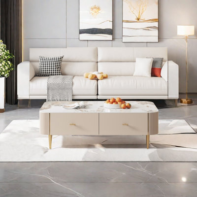 Italian style sintered stone coffee table