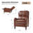 Neliyah 28.75" Wide Genuine Leather Recliner-105914579