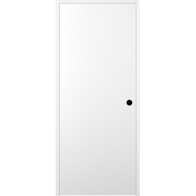 Smart Pro DIY-FRIENDLY Polar White Paneled Manufactured Wood Interior Like a Prehung Door
