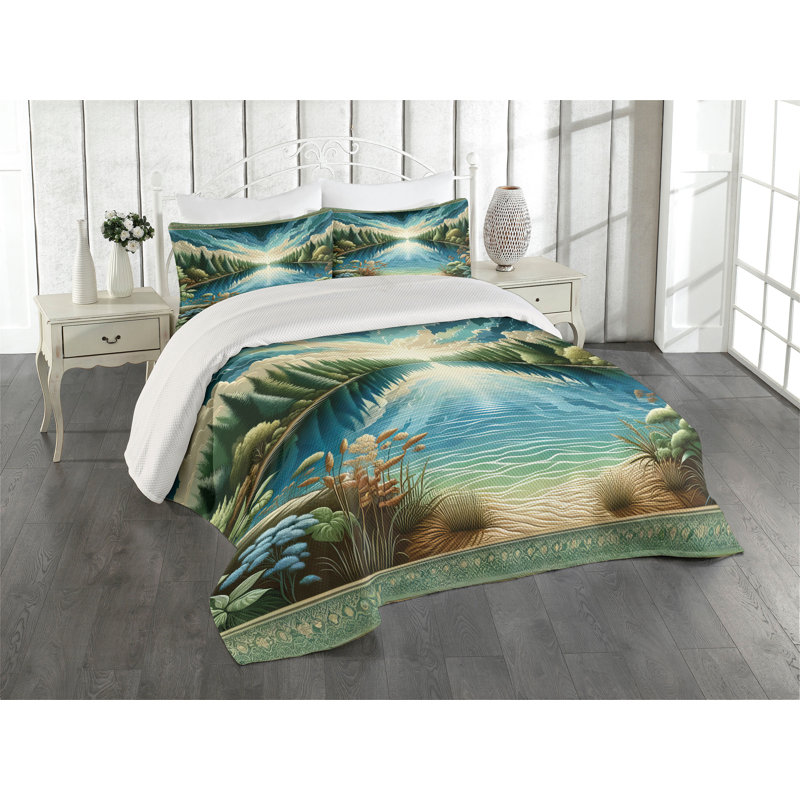 Polyester Coverlet, Queen Coverlet + 2 Standard Shams