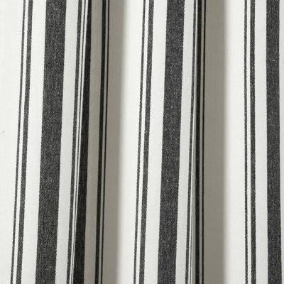 Cotton Blend Semi Sheer Curtain Pair