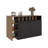 Abril Kitchen Island with Storage Cabinet, Shelves and Appliance Space