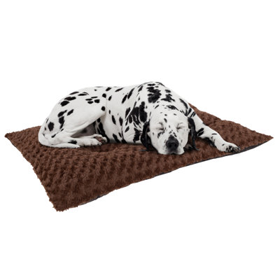  PETMAKER Faux Fur Washable Dog Bed