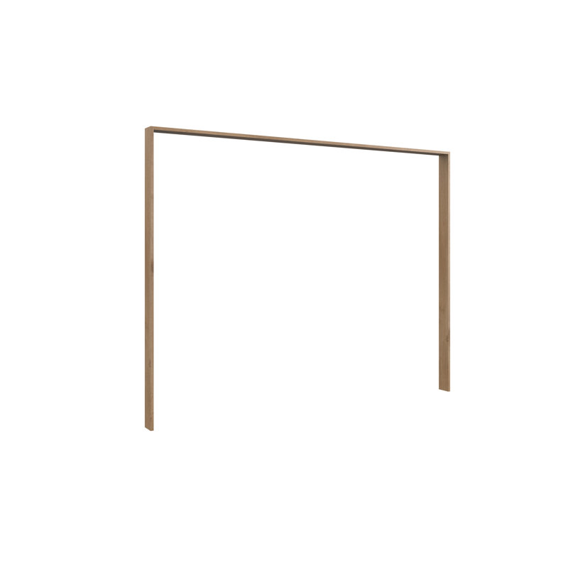 Vosburg 228cm Hardware, Plank Oak, 213cm H x 228cm W x 12cm