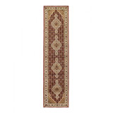 Fine Hand Knotted Silk & wool Tabriz runner 2'7'' X 11'9''
