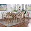 Chaise rembourrée en similicuir beige