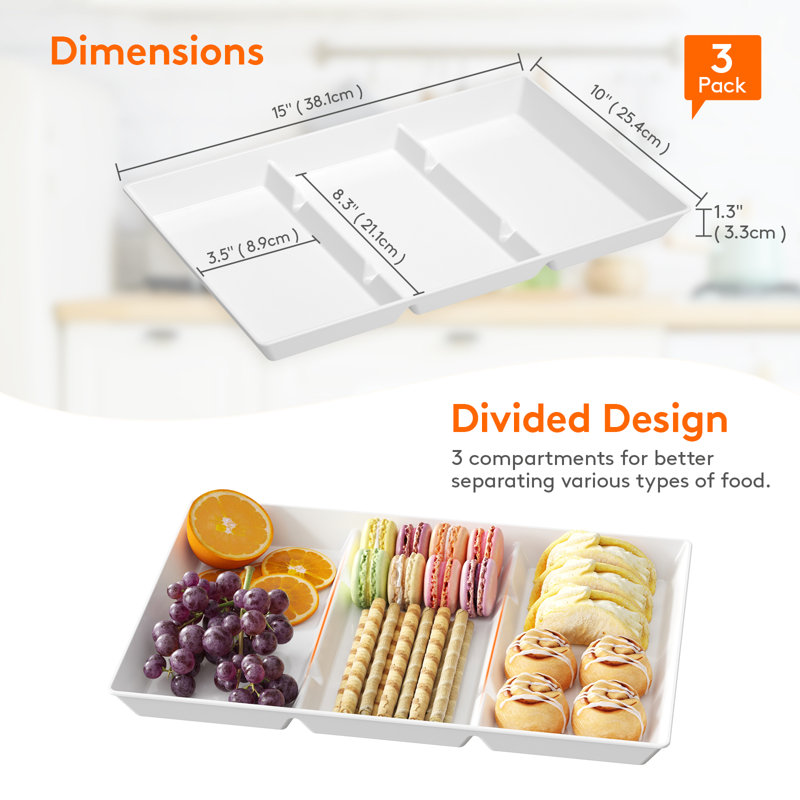 Ebern Designs Kresge Plastic / Acrylic Tray