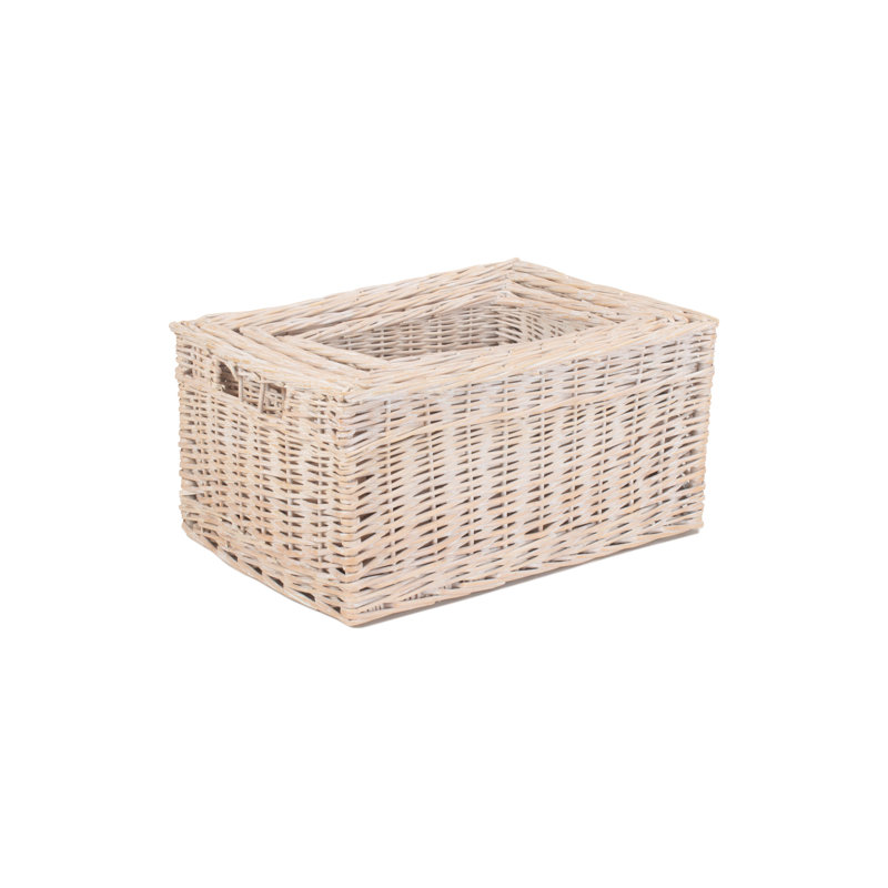 Wicker 4 Piece Storage Basket Set