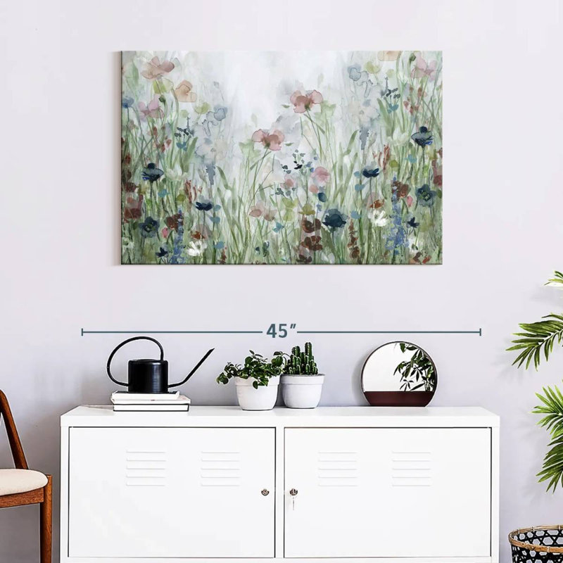 Wildflower Fields Canvas Print, 24" H x 36" W x 1.25" D