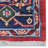 Red Blue Silk and Wool Handmade Oriental Area Rug, Hand Knotted, Rectangle Shape-597586226