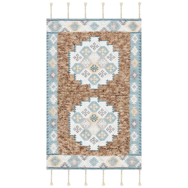 Tapis ivoire en laine Joppatowne, Rectangle 3 pi x 5 pi